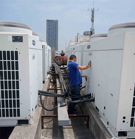 乌拉特中中央空调制热和不制冷系统维修方法